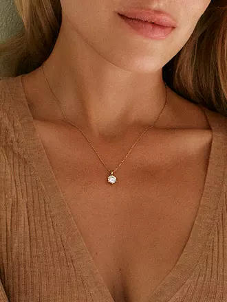 EDBLAD | Halskette CROWN NECKLACE Large Gold | 